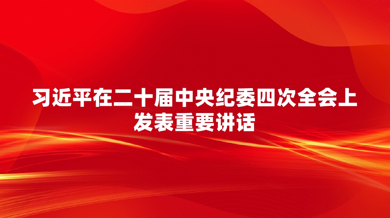 习近平在二十届中央纪委四次全会上发表重要讲话